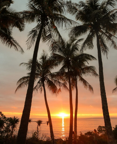 Coucher de soleil plage Maré Sunset 