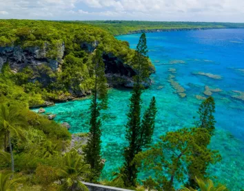 Falaises de Lifou Les falaises de Jokin de Lifou