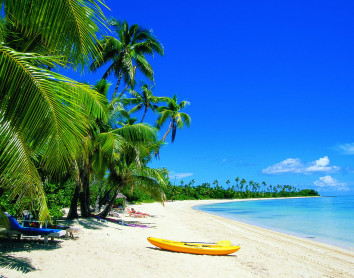 Plage de Fijdi Plage Fidji Sable tourismes Cocotiers