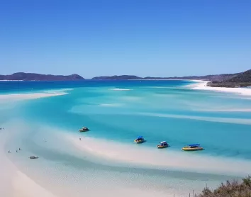 Paysage d'Australie Australie Plage Paysage Bateaux