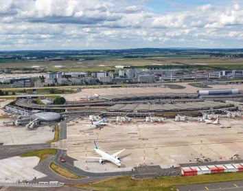Vue aérienne del'aéroport de Paris Vue aérienne del'aéroport de Paris